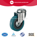 4'' Bolt Hole Swivel Grey Rubber Caster